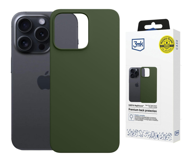 3MK Hardy MagSilicone Alpine Green do iPhone 15 5903108661218 - 1344469 - zdjęcie